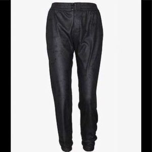 GEORGIE Eco leather jogger pants